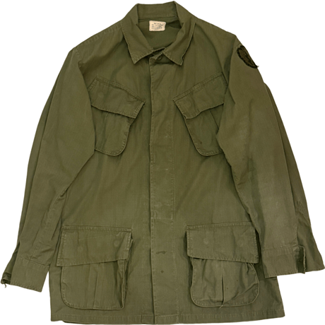 USED US ARMY JUNGLE FATIGUE JACKET 4TH
