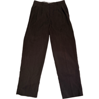 USED VINTAGE HIGH WAIST 2TAC STRIPE SLACKS MADE IN USA