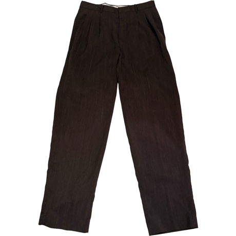 USED VINTAGE HIGH WAIST 2TAC STRIPE SLACKS MADE IN USA