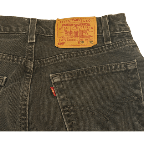 USED Levi’s 505 BLACK MADE IN USA