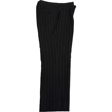 USED VINTAGE HIGH WAIST 2TAC STRIPE SLACKS MADE IN USA