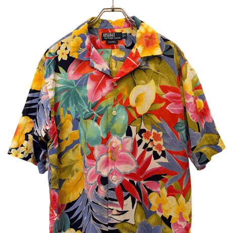 USED VINTAGE   POLO RALPH LAUREN S/S OPEN COLLAR SHIRTS