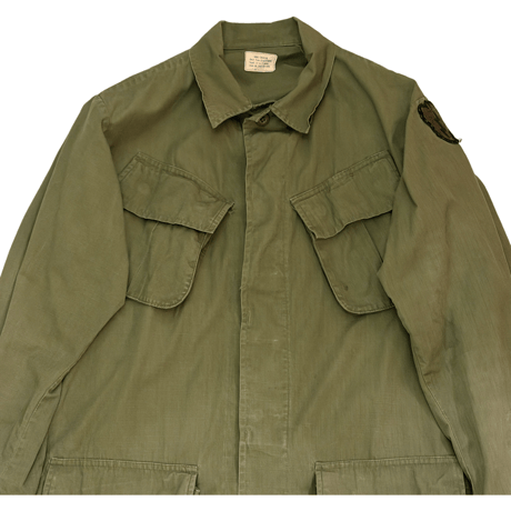 USED US ARMY JUNGLE FATIGUE JACKET 4TH