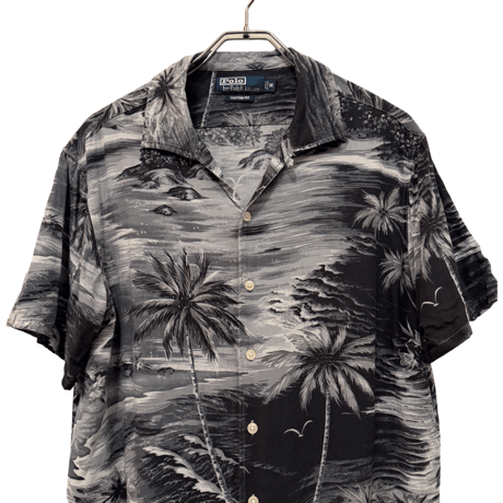 USED VINTAGE   POLO RALPH LAUREN S/S OPEN COLLAR SHIRTS