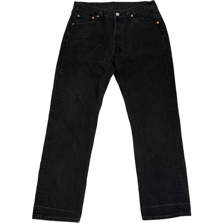 USED LEVI'S 501 BLACK MADE IN USA