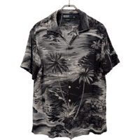USED VINTAGE   POLO RALPH LAUREN S/S OPEN COLLAR SHIRTS