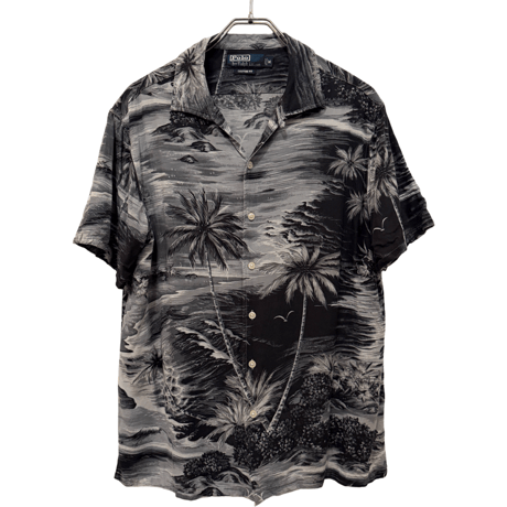 USED VINTAGE   POLO RALPH LAUREN S/S OPEN COLLAR SHIRTS