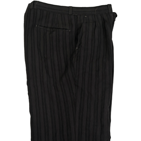 USED VINTAGE HIGH WAIST 2TAC STRIPE SLACKS MADE IN USA