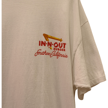 USED 90s IN-N-OUT BURGER  MICHAEL E BRYAN TSHIRTS MADE IN USA