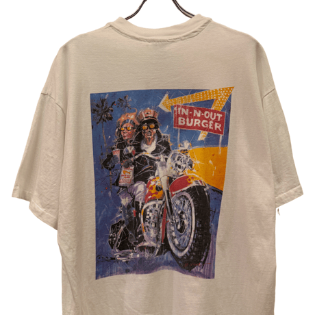 USED 90s IN-N-OUT BURGER  MICHAEL E BRYAN TSHIRTS MADE IN USA