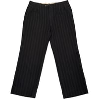 USED VINTAGE HIGH WAIST 2TAC STRIPE SLACKS MADE IN USA