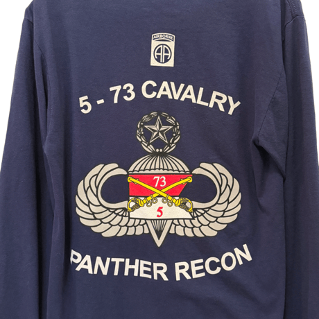 USED 80s L/S 5-73 USARMY 5-73 CAV TSHIRTS "C L&M"