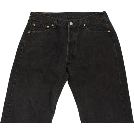 USED LEVI'S 501 BLACK MADE IN USA