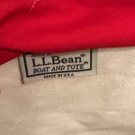 USED LL BEAN Boat and Tote Zip-top Large Made in USA