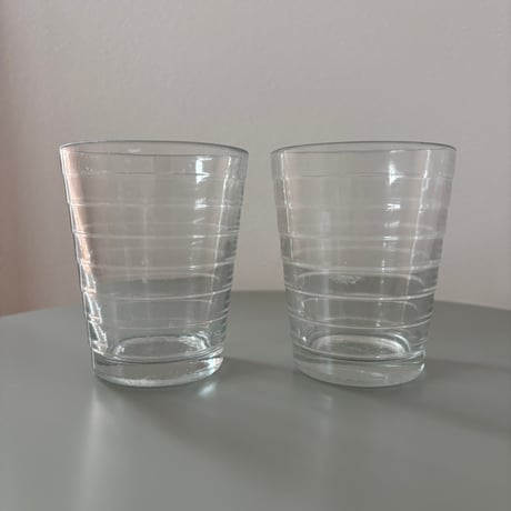 ▲Karhula iittala Aino Aalto "Bölgeblick" Drink Glass Clear❶