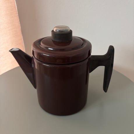 Finel/ARABIA/Wärtsilä Antti Nurmesniemi 1957 coffee pot small Brown