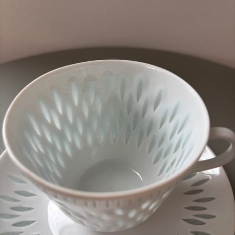ARABIA Friedl.H.Kjellberg "Riisi/Rice" Cup&saucer❶