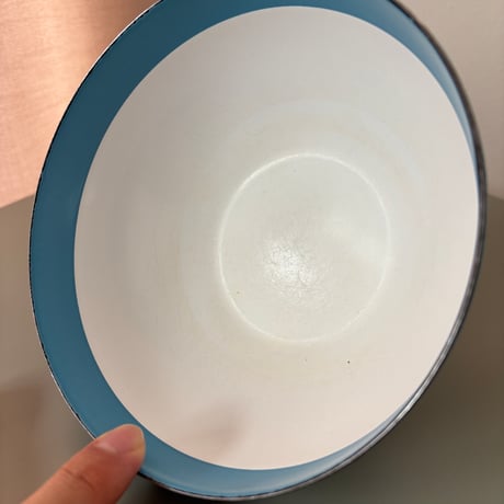 Finel/ARABIA/Wärtsilä Kaj Franck bowl two-tone light blue