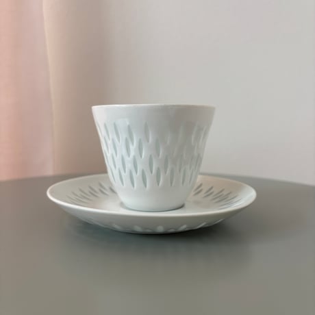 ARABIA Friedl.H.Kjellberg "Riisi/Rice" Cup&saucer