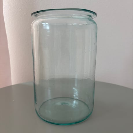 ▲Late18c〜early20c Finland Antique glass Jar❷