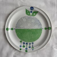 ▲1960's ARABIA Finland Hand Paint Plate❶