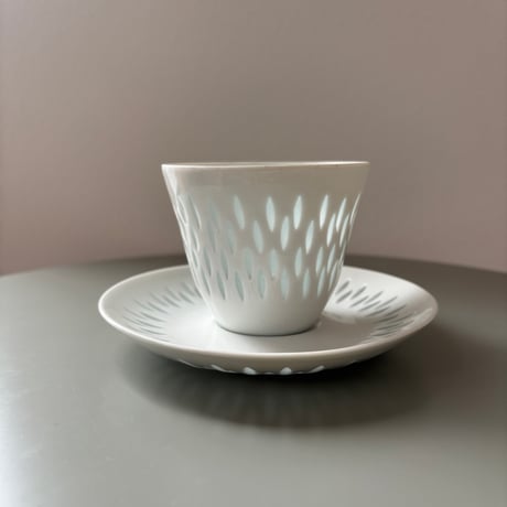ARABIA Friedl.H.Kjellberg "Riisi/Rice" Cup&saucer❶