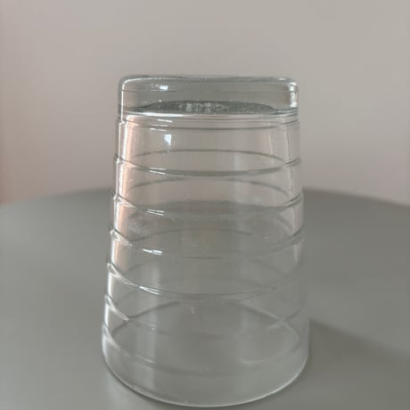 ▲Karhula iittala Aino Aalto "Bölgeblick" Drink Glass Clear❷