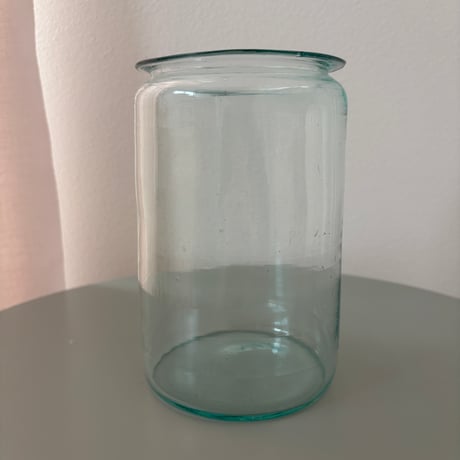 ▲Late18c〜early20c Finland Antique glass Jar❷
