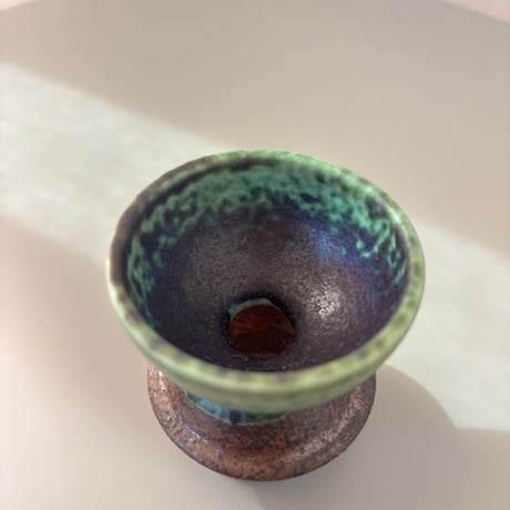 ARABIA Liisa Hallamaa Candle stand Green