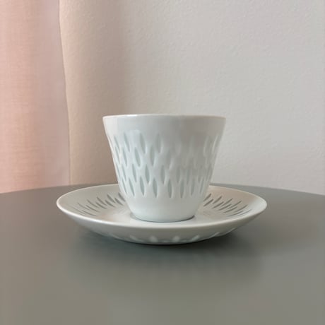 ARABIA Friedl.H.Kjellberg "Riisi/Rice" Cup&saucer