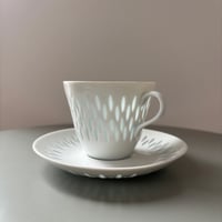 ARABIA Friedl.H.Kjellberg "Riisi/Rice" Cup&saucer❶