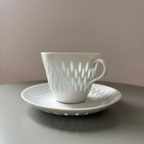 ARABIA Friedl.H.Kjellberg "Riisi/Rice" Cup&saucer❶