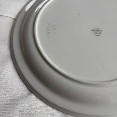 ▲1960's ARABIA Finland Hand Paint Plate❷