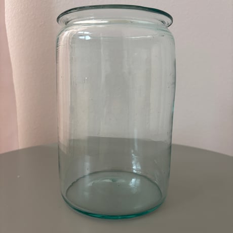 ▲Late18c〜early20c Finland Antique glass Jar❷