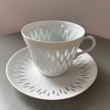 ARABIA Friedl.H.Kjellberg "Riisi/Rice" Cup&saucer❶