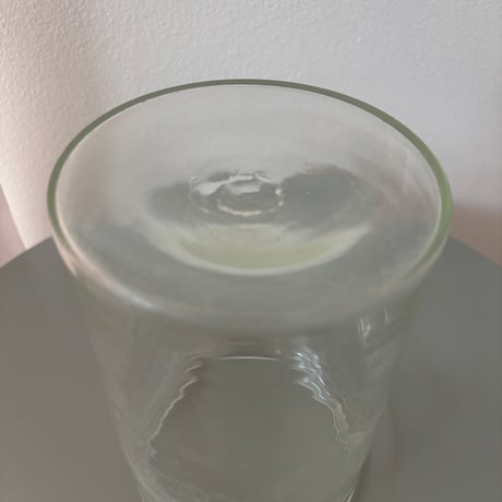 ▲Late18c〜early20c Finland Antique glass Jar❶
