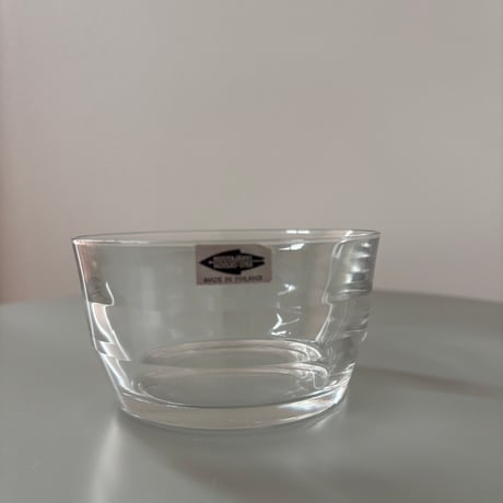 Kaj Franck Nuutajarvi "Prisma"  Glass Bowl❶