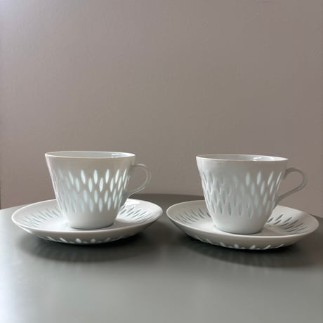 ARABIA Friedl.H.Kjellberg "Riisi/Rice" Cup&saucer❷