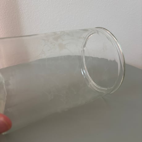 ▲Late18c〜early20c Finland Antique glass Jar❶