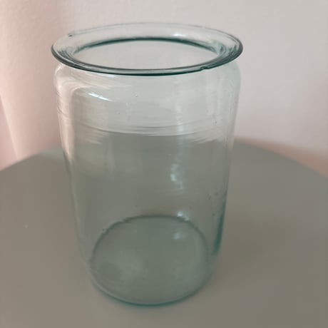 ▲Late18c〜early20c Finland Antique glass Jar❷