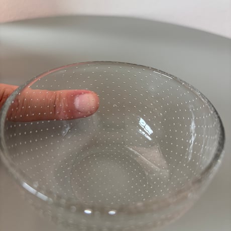 Gunnel Nyman Nuutajarvi glass GN28 bowl