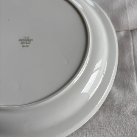 ▲1960's ARABIA Finland Hand Paint Plate❷