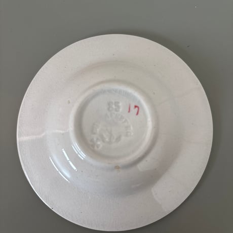 19世紀 Gustavsberg Sweden small lim plate❺