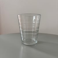 ▲Karhula iittala Aino Aalto "Bölgeblick" Drink Glass Clear❶