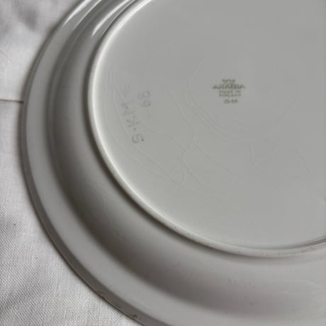 ▲1960's ARABIA Finland Hand Paint Plate❶