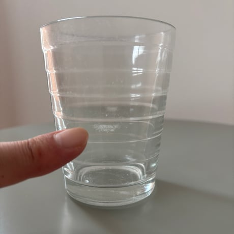 ▲Karhula iittala Aino Aalto "Bölgeblick" Drink Glass Clear❷