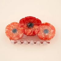 【Coucou Suzette】【ククシュゼット】Trio Poppies ポピー Big Hair Claw