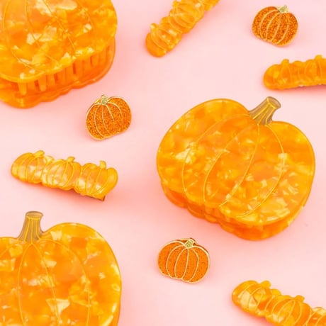 【Coucou Suzette】【ククシュゼット】pumpkin パンプキン カボチャ hair clip