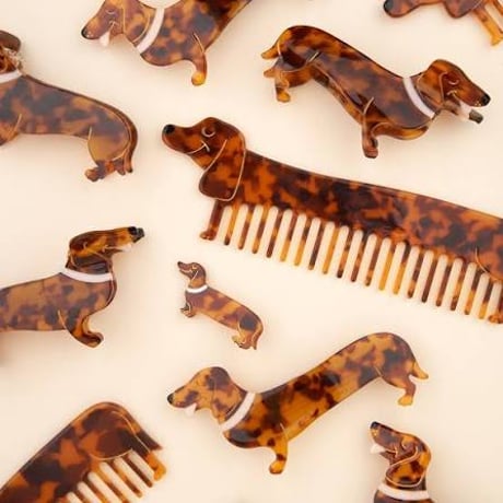 【Coucou Suzette】【ククシュゼット】Dachshund ダックスフンド comb コーム ヘアブラシ