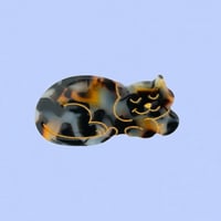 【Coucou Suzette】【ククシュゼット】Tortoiseshell cat トータスシェル 猫　hair clip ヘアクリップ